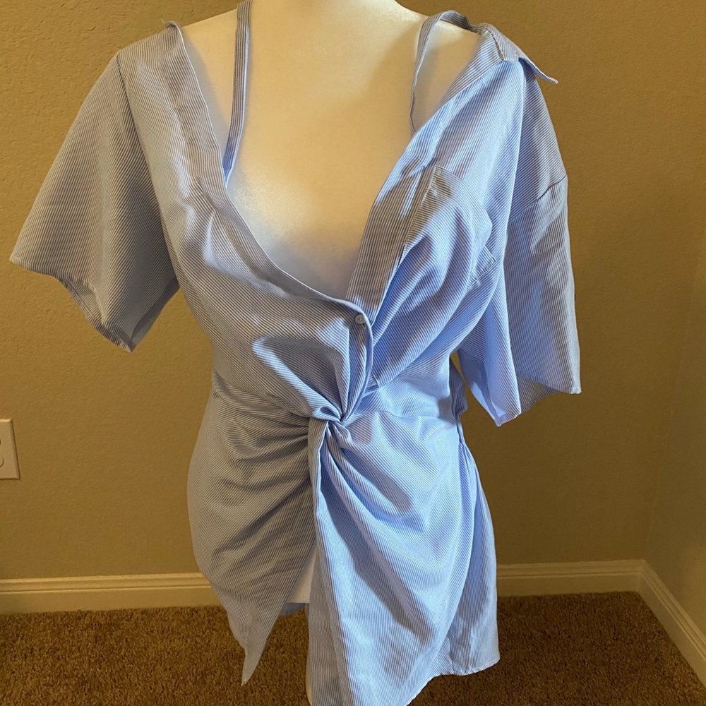 After market blue stripped